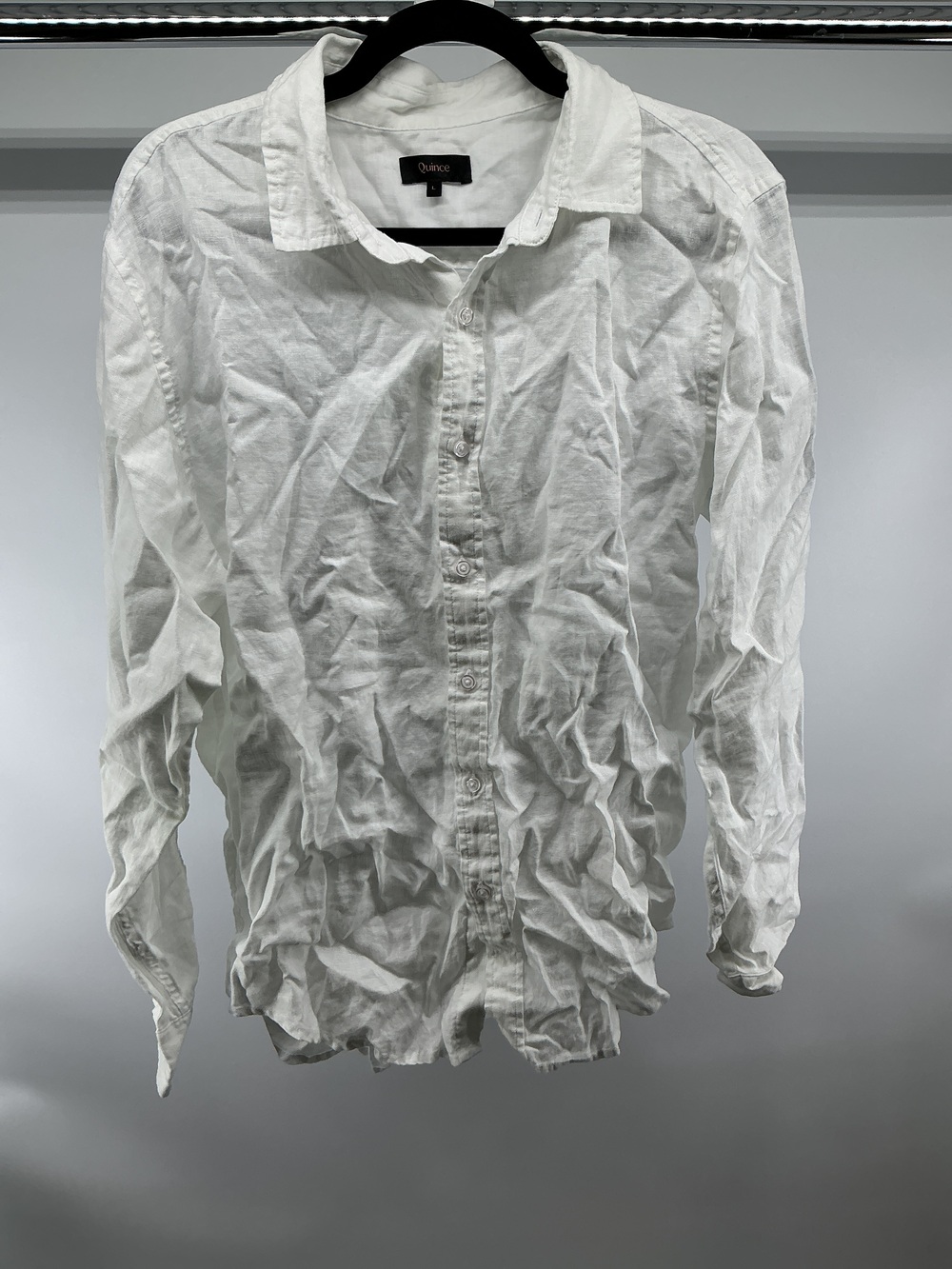 100% European Linen Relaxed Long Sleeve Shirt